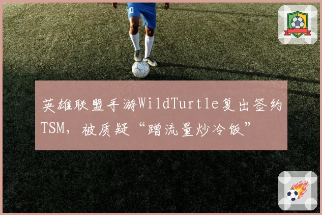 英雄联盟手游WildTurtle复出签约TSM，被质疑“蹭流量炒冷饭”